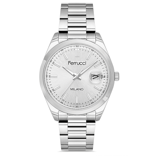 Ferrucci FER.03748M.01 Çelik Kordon Erkek Kol Saati