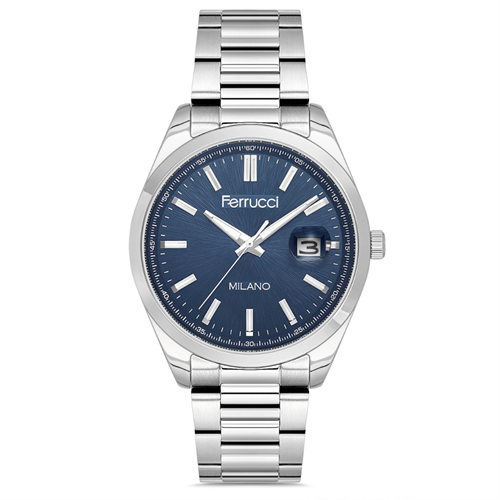 Ferrucci FER.03748M.02 Çelik Kordon Erkek Kol Saati