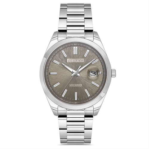 Ferrucci FER.03748M.04 Çelik Kordon Erkek Kol Saati
