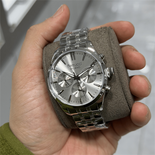 Ferrucci FER.03753M.01 Çelik Kordon Erkek Kol Saati