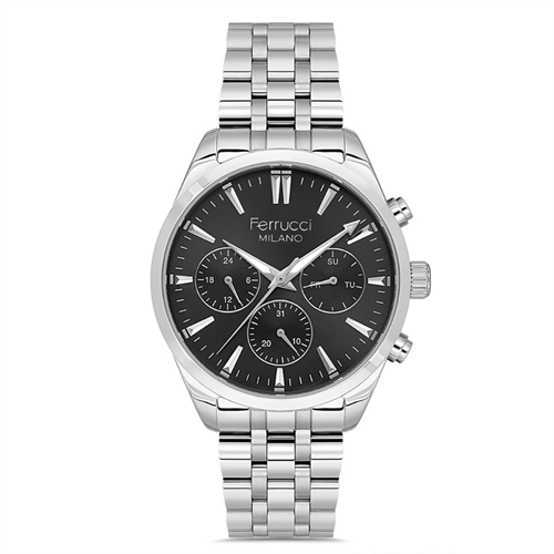 Ferrucci FER.03753M.03 Çelik Kordon Erkek Kol Saati
