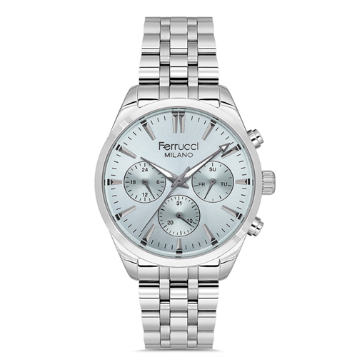 Ferrucci FER.03753M.05 Çelik Kordon Erkek Kol Saati