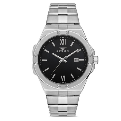 FERRO F11357A-A2 Çelik Kordon Erkek Kol Saati