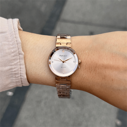 Ferrucci FER.03391M.02 Çelik Kordon Kadın Kol Saati