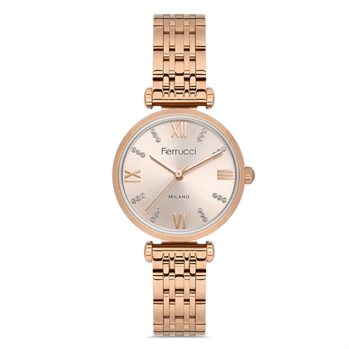 Ferrucci FER.03394M.05 Çelik Kordon Kadın Kol Saati