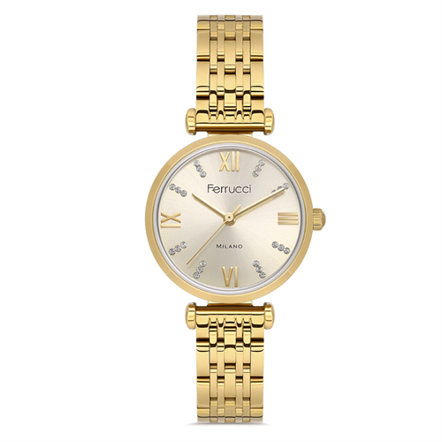 Ferrucci FER.03394M.03 Çelik Kordon Kadın Kol Saati
