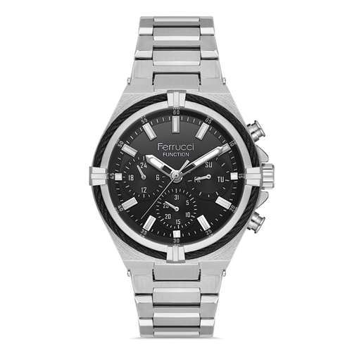 Ferrucci FER.03397M.05 Çelik Kordon Erkek Kol Saati