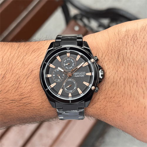 Ferrucci FER.03403M.05 Çelik Kordon Erkek Kol Saati