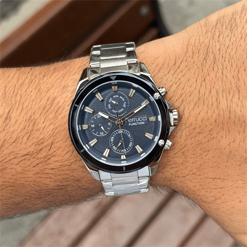 Ferrucci FER.03403M.02 Çelik Kordon Erkek Kol Saati