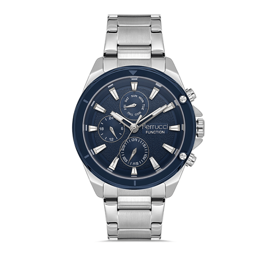Ferrucci FER.03403M.02 Çelik Kordon Erkek Kol Saati
