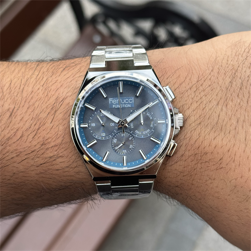 Ferrucci FER.03408M.03 Çelik Kordon Erkek Kol Saati