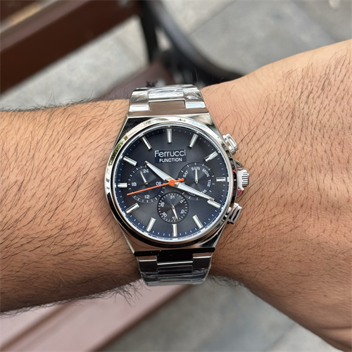Ferrucci FER.03408M.05 Çelik Kordon Erkek Kol Saati