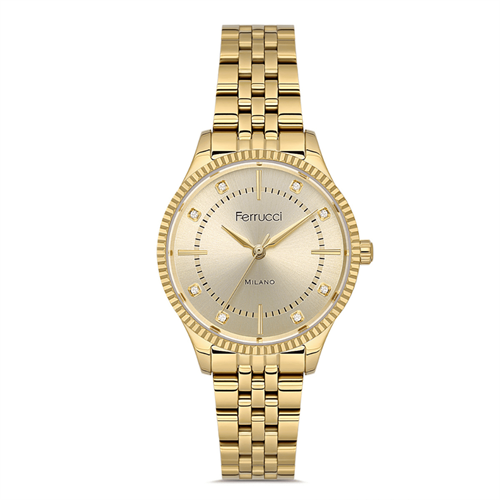 Ferrucci FER.03414M.05 Çelik Kordon Kadın Kol Saati