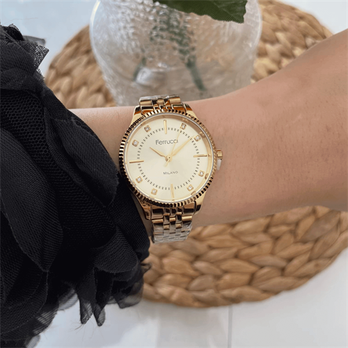 Ferrucci FER.03414M.05 Çelik Kordon Kadın Kol Saati