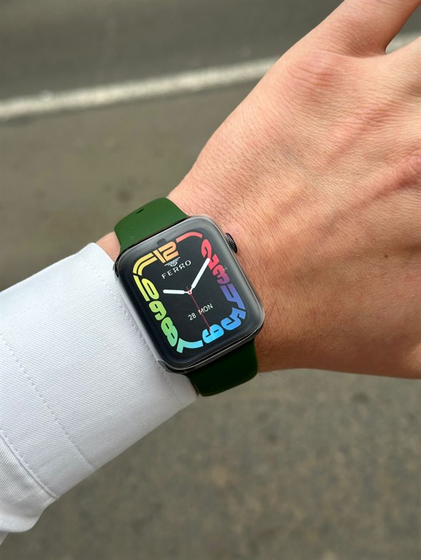 Ferro FSW1108+-GY Black-Green Akıllı Kol Saati