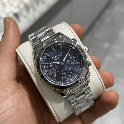 Ferrucci FER.03665M.02 Çelik Kordon Erkek Kol Saati