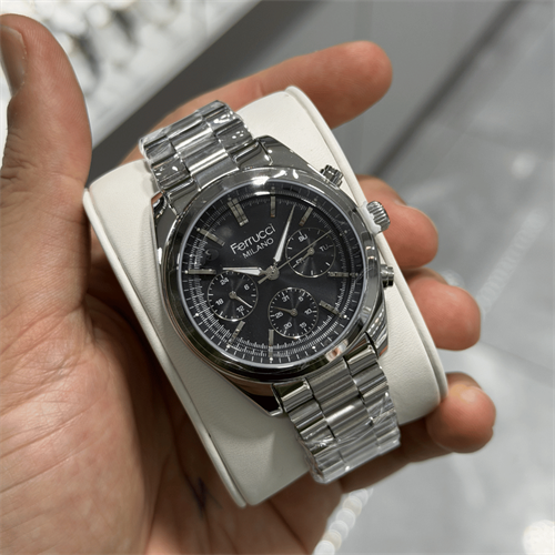 Ferrucci FER.03665M.01 Çelik Kordon Erkek Kol Saati