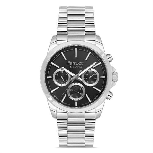 Ferrucci FER.03666M.02 Çelik Kordon Erkek Kol Saati