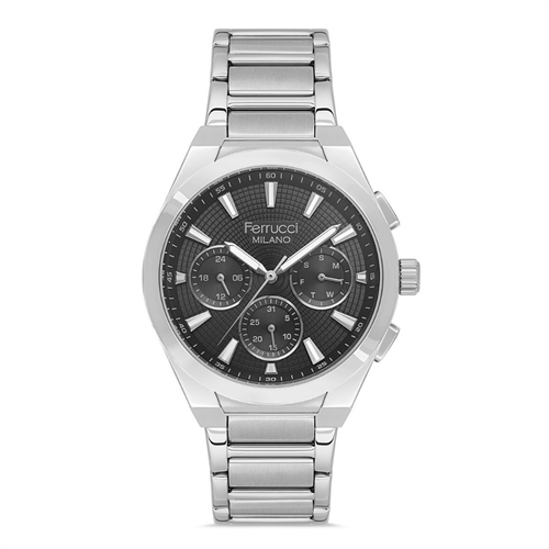 Ferrucci FER.03673M.05 Çelik Kordon Erkek Kol Saati