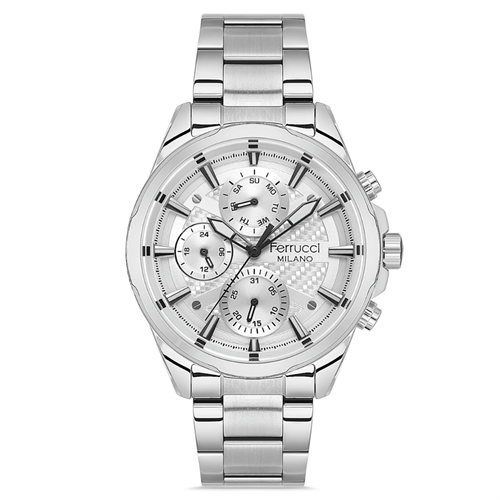 Ferrucci FER.03700M.04 Çelik Kordon Erkek Kol Saati