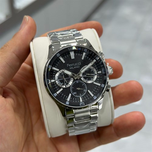 Ferrucci FER.03729M.01 Çelik Kordon Erkek Kol Saati