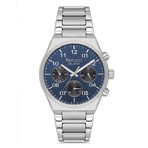 Ferrucci FER.03742M.02 Çelik Kordon Erkek Kol Saati
