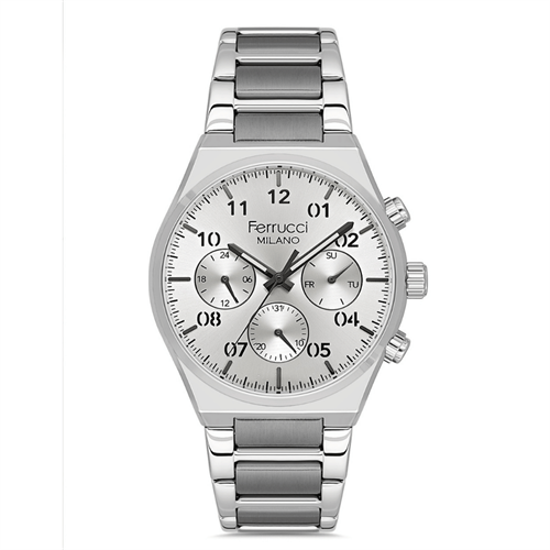 Ferrucci FER.03742M.04 Çelik Kordon Erkek Kol Saati