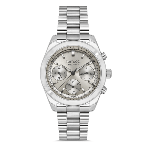 Ferrucci FER.03665M.03 Çelik Kordon Erkek Kol Saati