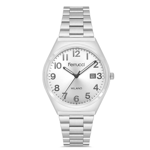 Ferrucci FER.03732M.03 Çelik Kordon Erkek Kol Saati