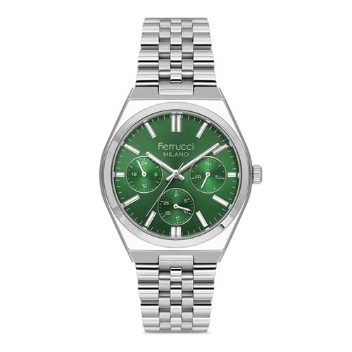 Ferrucci FER.03781M.03 Çelik Kordon Erkek Kol Saati