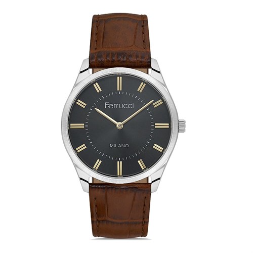 Ferrucci FER.03802K.06 Deri Kordon Erkek Kol Saati