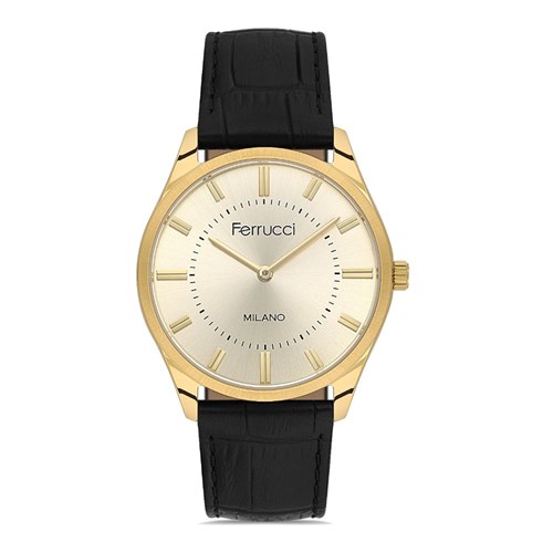 Ferrucci FER.03802K.03 Deri Kordon Erkek Kol Saati