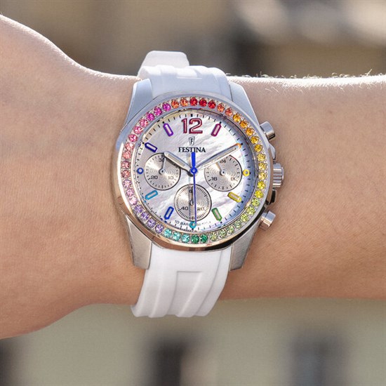 Festina F20610/2 Chronograph Kadın Kol Saati