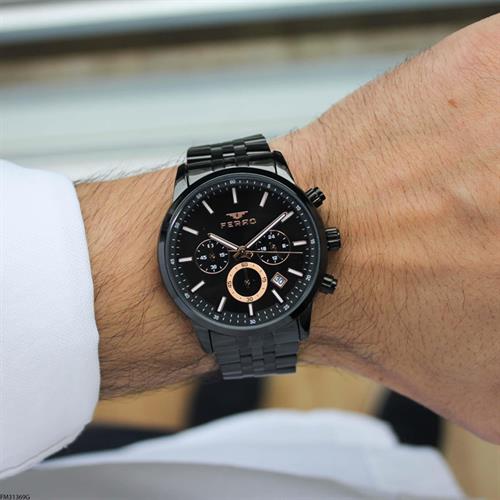 FERRO FM31369A-G Çelik Kordon Erkek Kol Saati