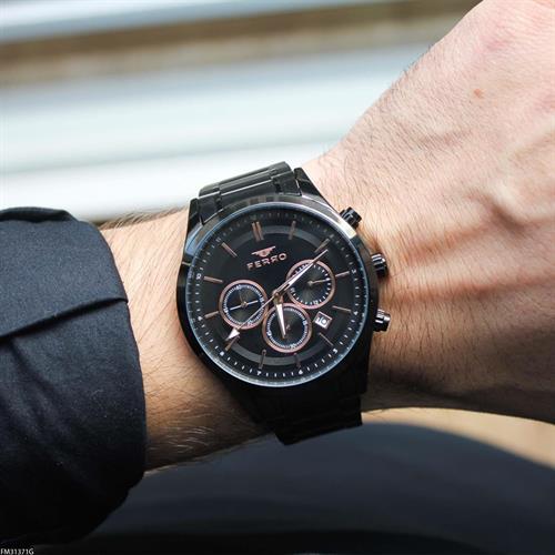 FERRO FM31371A-G Çelik Kordon Erkek Kol Saati