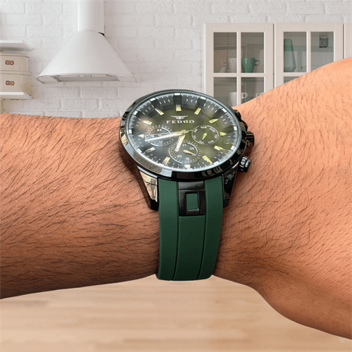 FERRO FRO31380D-ZF2 Slikon Kordon Erkek Kol Saati