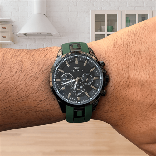 FERRO FRO31380D-ZF2 Slikon Kordon Erkek Kol Saati