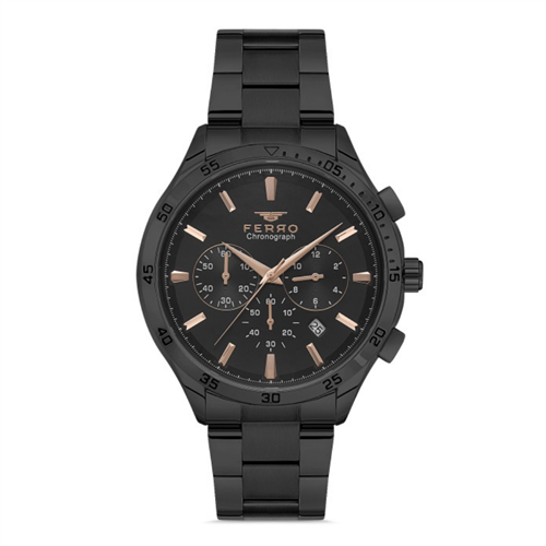 FERRO FM31382A-G Çelik Kordon Erkek Kol Saati