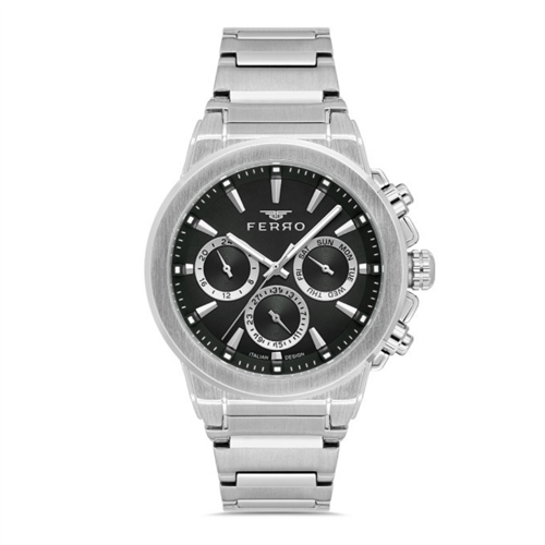FERRO FM40123A-A2 Çelik Kordon Erkek Kol Saati