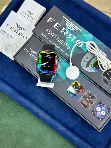 Ferro FSW1108Pro-G Black Case Akıllı Kol Saati