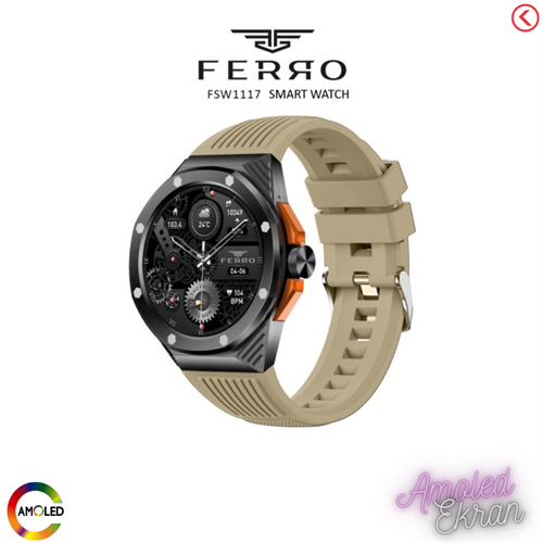 Ferro FSW1117D-GK Amoled Ekran Akıllı Kol Saati