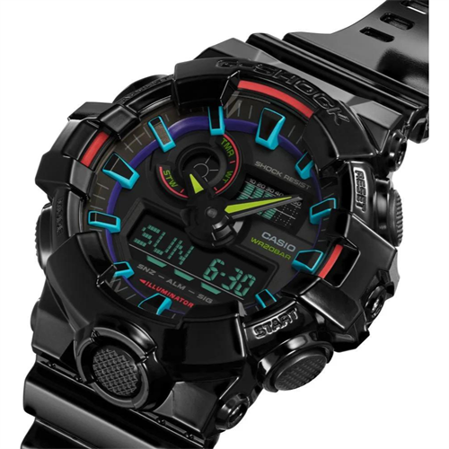 Casio G-SHOCK GA-700RGB-1ADR Kol Saati