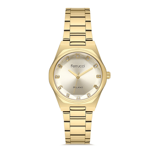 Ferrucci FER.03378M.02 Çelik Kordon Kadın Kol Saati