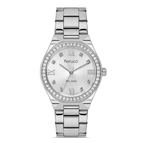 Ferrucci FER.03480M.01 Çelik Kordon Kadın Kol Saati