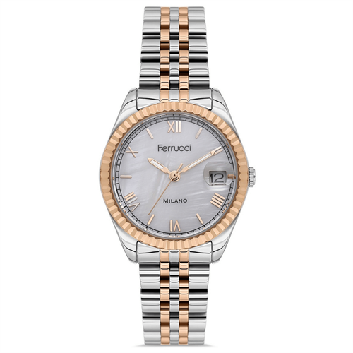 Ferrucci FER.03581M.05 Çelik Kordon Kadın Kol Saati