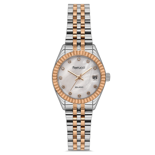 Ferrucci FER.03591M.03 Çelik Kordon Kadın Kol Saati