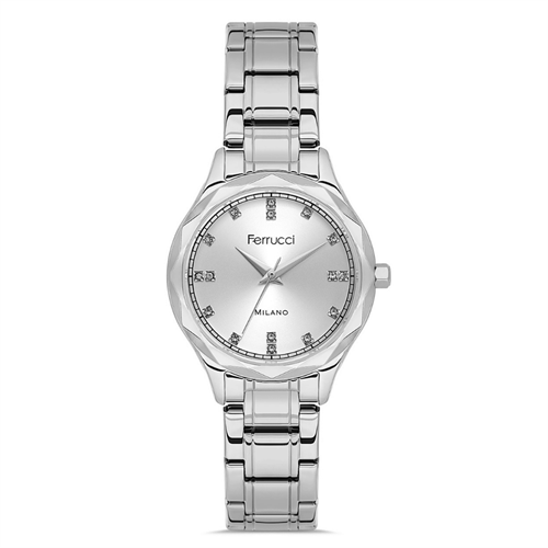 Ferrucci FER.03624M.01 Çelik Kordon Kadın Kol Saati