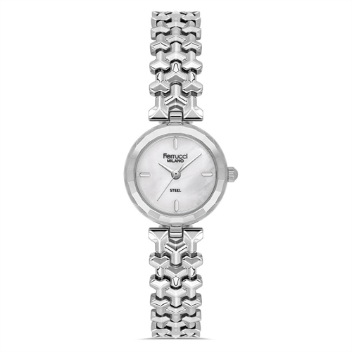 Ferrucci FER.03695M.01 Çelik Kordon Kadın Kol Saati