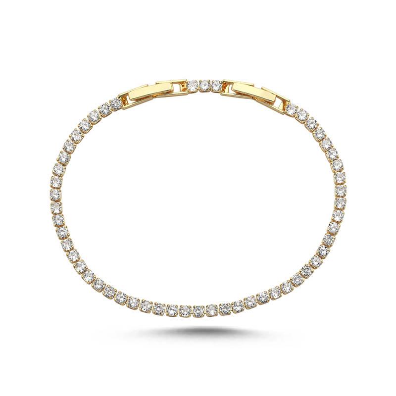 2,5mm 14K Rengi Su Yolu Bileklik