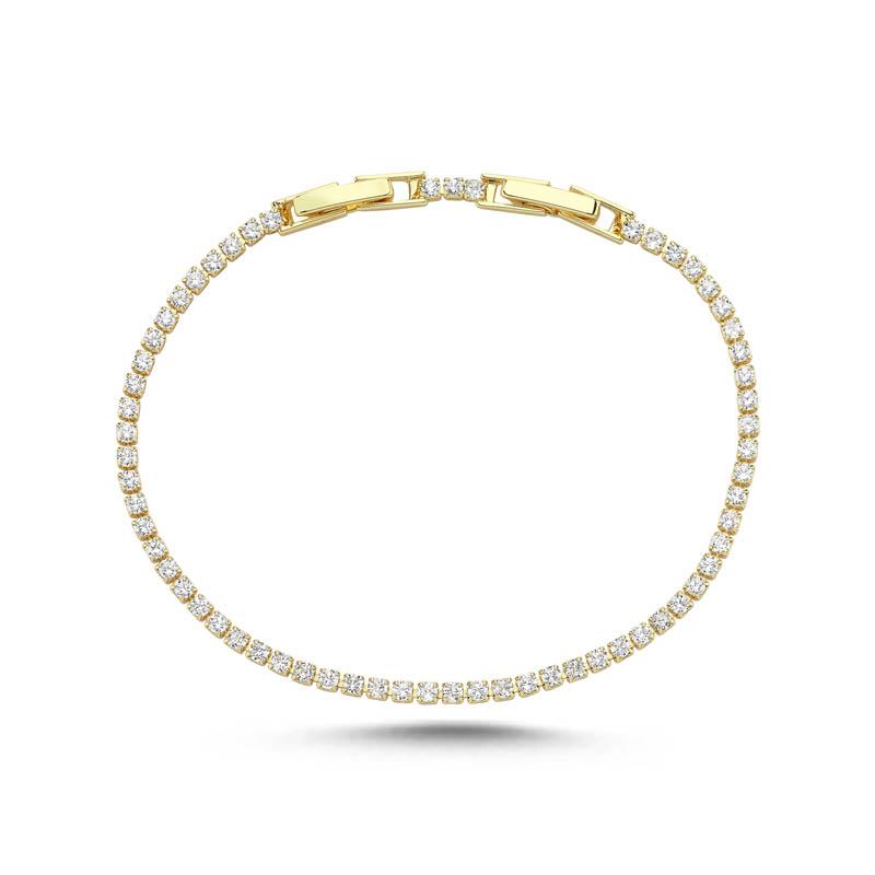 2mm 14K Rengi Su Yolu Bileklik